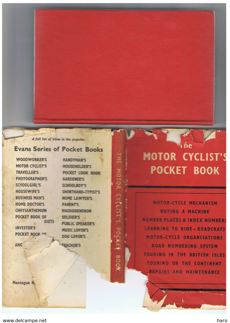 Motor Cyclist's Pocket Book - 1960 - Moto, Scooter,... Livre En Anglais Avec Index - Infos Pratiques,... (Fr71) - Other & Unclassified