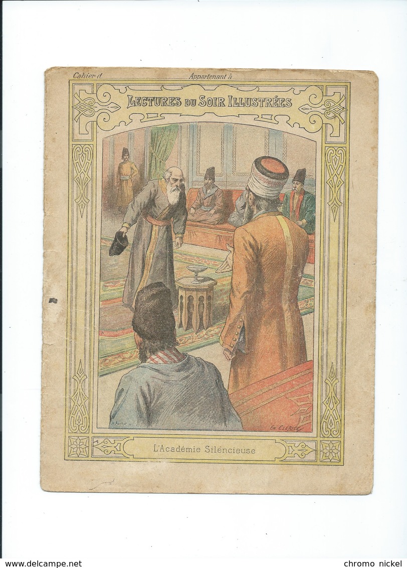 PERSE IRAN HAMADAN L'Académie Silencieuse Protège-cahier Couverture Moyen RRR  225 X 170  3 Scans Godchaux - Protège-cahiers