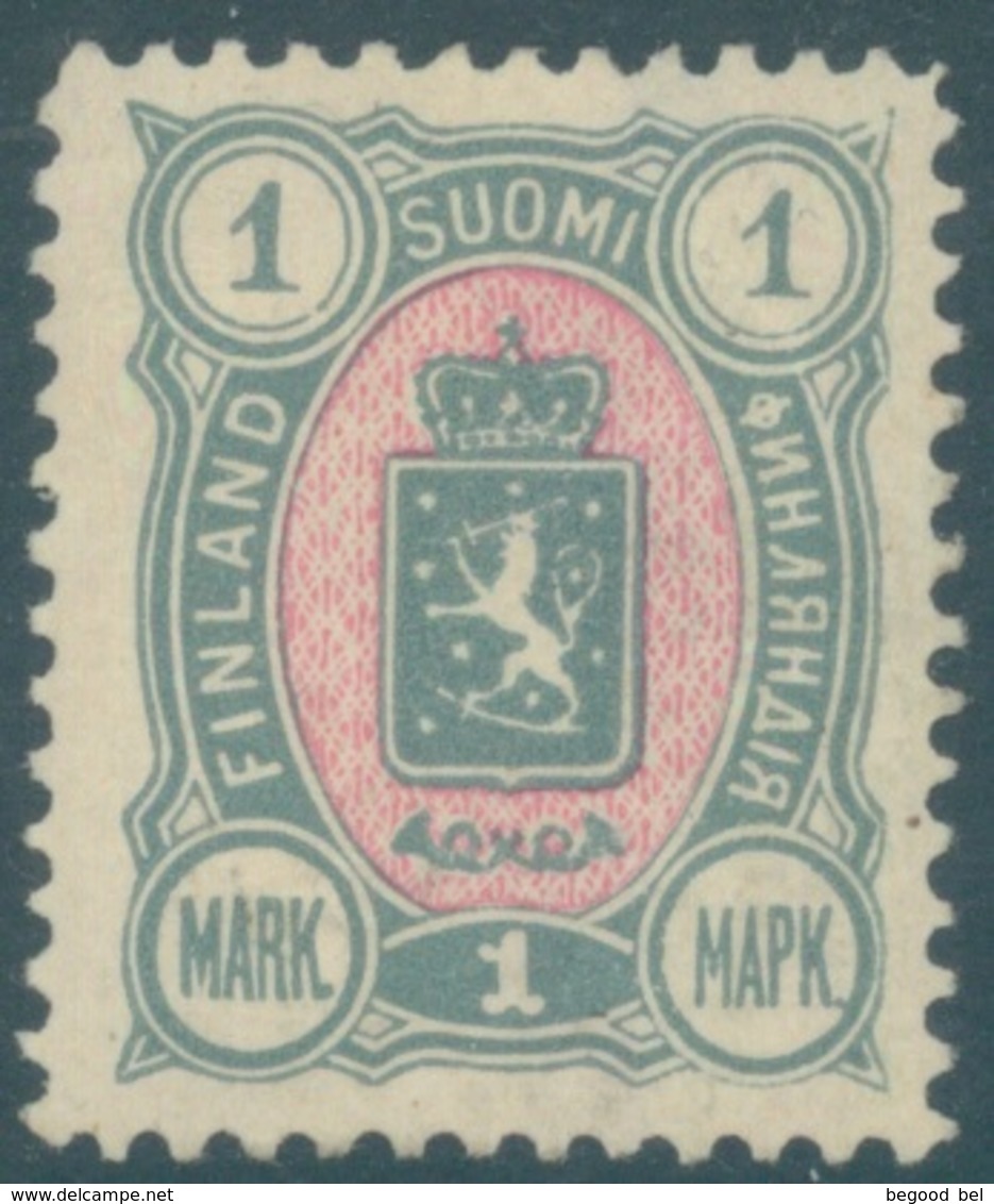 FINLAND -  MH/* - 1890 -  Yv 33 Mi 32Ab PERF 12 1/2 - Lot 19211 - Unused Stamps