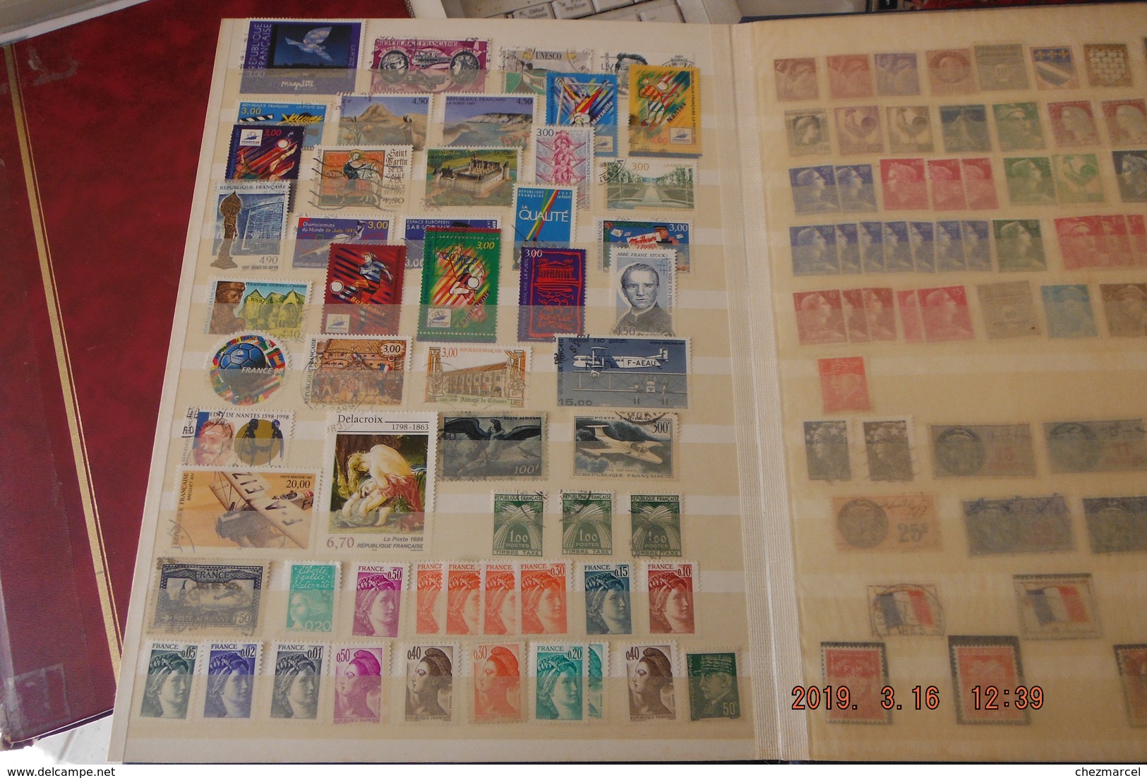 aLbum timbres FRANCE neufs/obliteres (quelques colonies 2eme choix)france neufs**/neufs* et obliteres