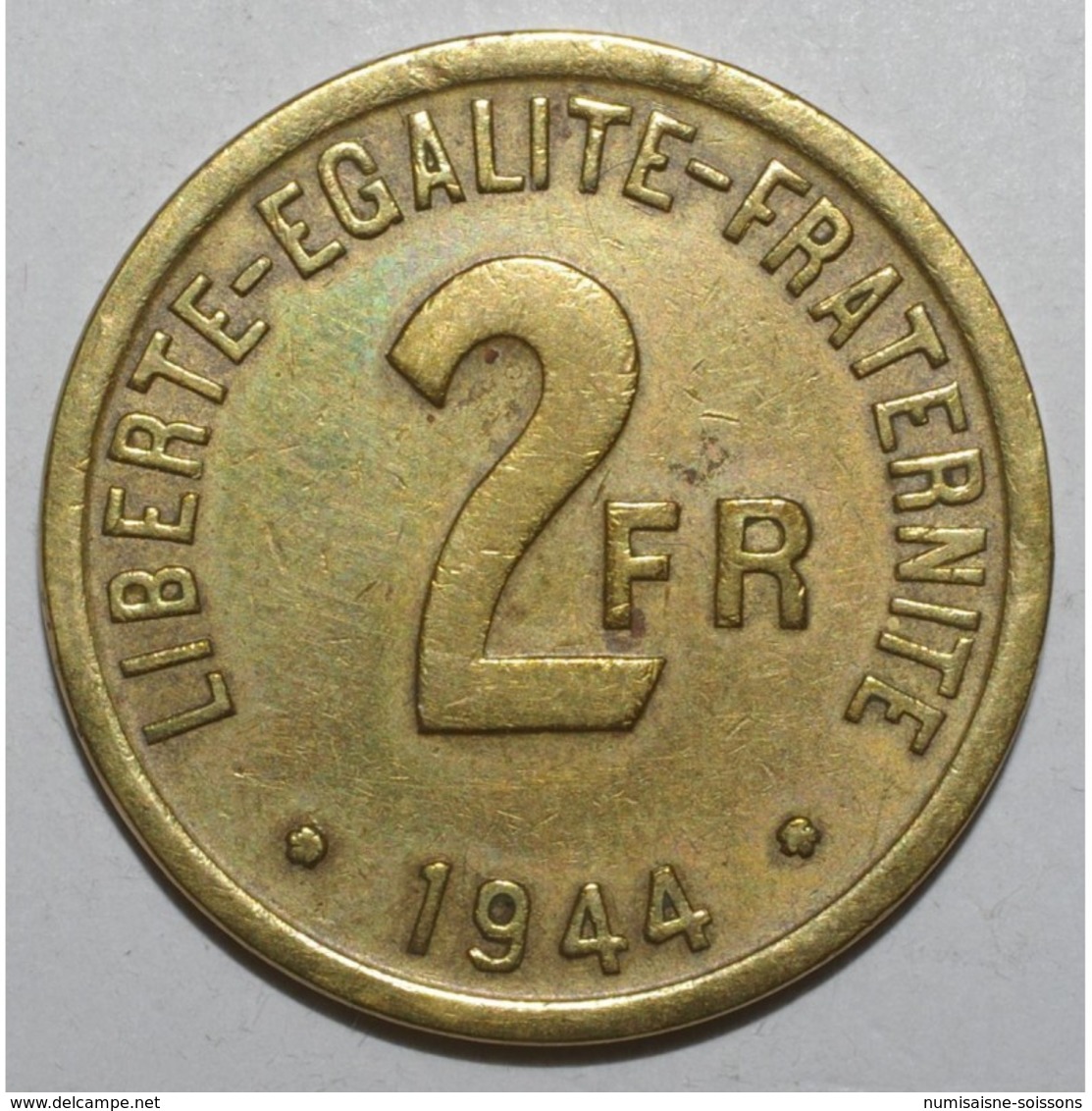 GADOURY 537 - 2 FRANCS 1944 TYPE FRANCE LIBRE - TTB - KM 905 - - Other & Unclassified