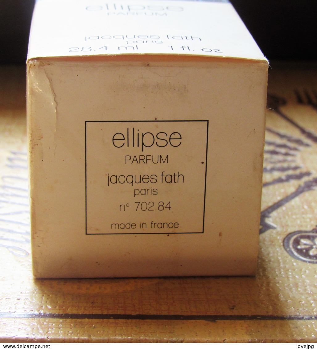 BOITE VIDE POUR PARFUM ELLIPSE JACQUES FATH - Unclassified