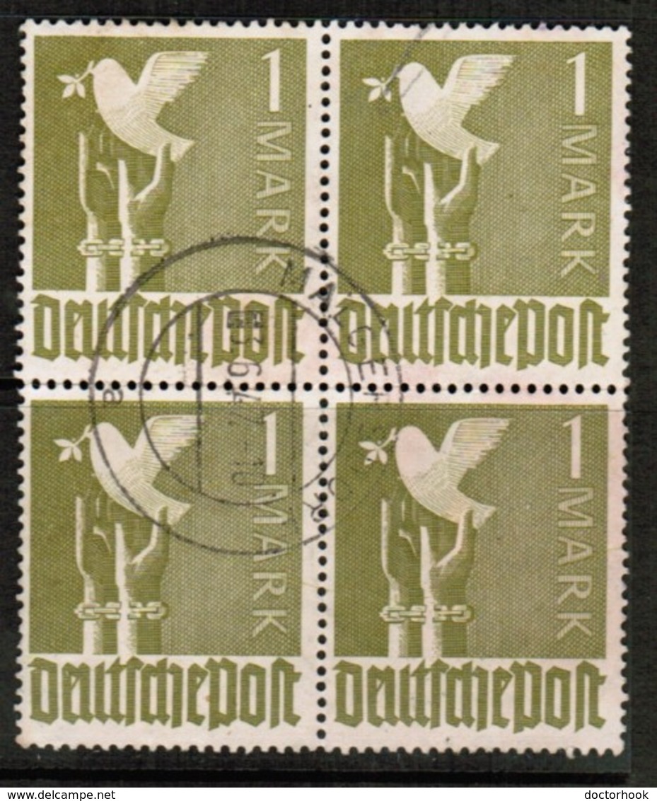 GERMANY  Scott # 574  VF USED BLOCK Of 4 (Stamp Scan # 473) - Other & Unclassified