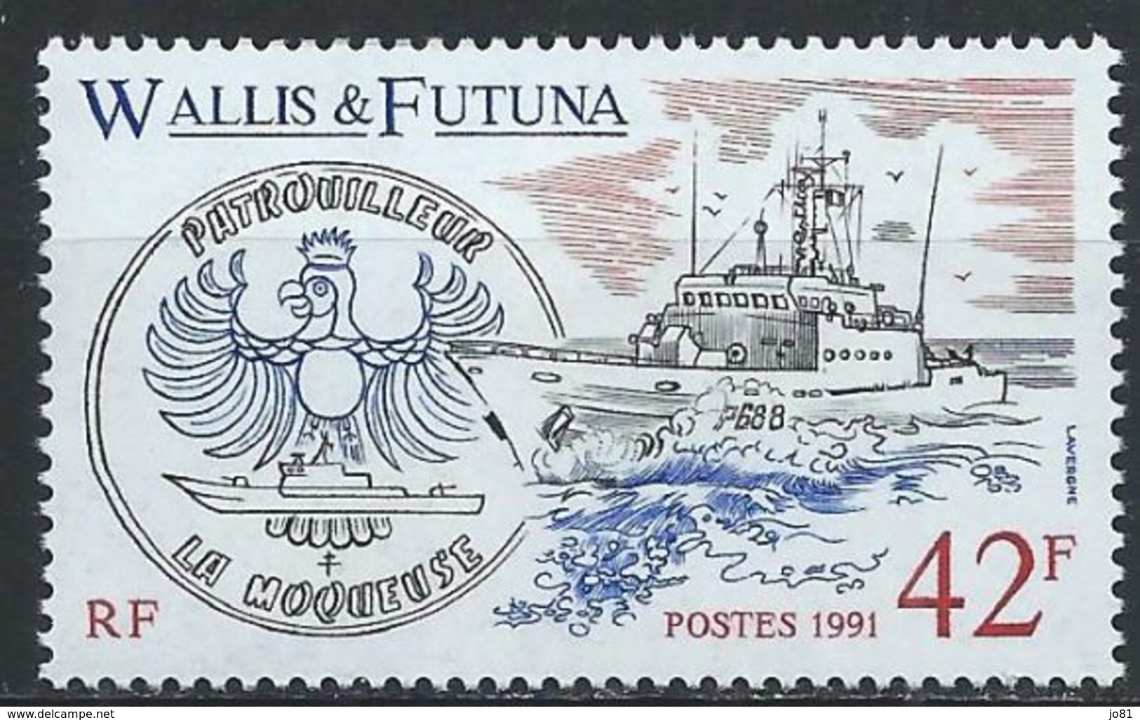 Wallis Et Futuna YT 408 XX / MNH Bateau Boat - Unused Stamps