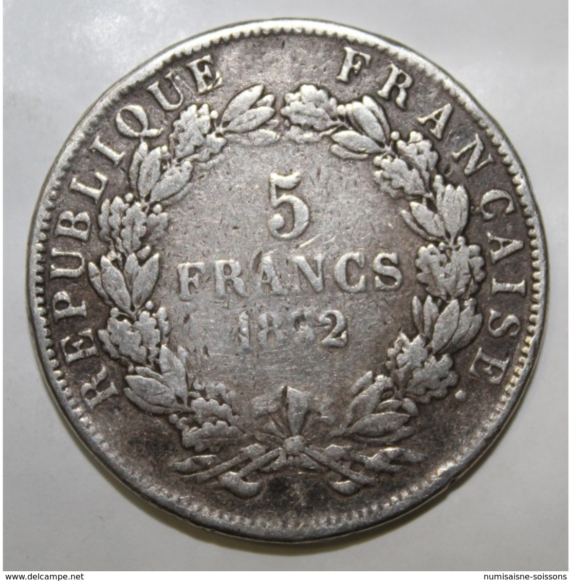 GADOURY 726 - 5 FRANCS 1852 A Paris TYPE LOUIS NAPOLEON BONAPARTE - FAUX - KM 773 - TTB - Other & Unclassified