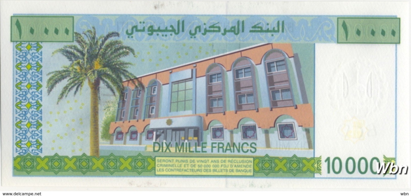 Djibouti 10000 Francs (P45) -UNC- - Djibouti