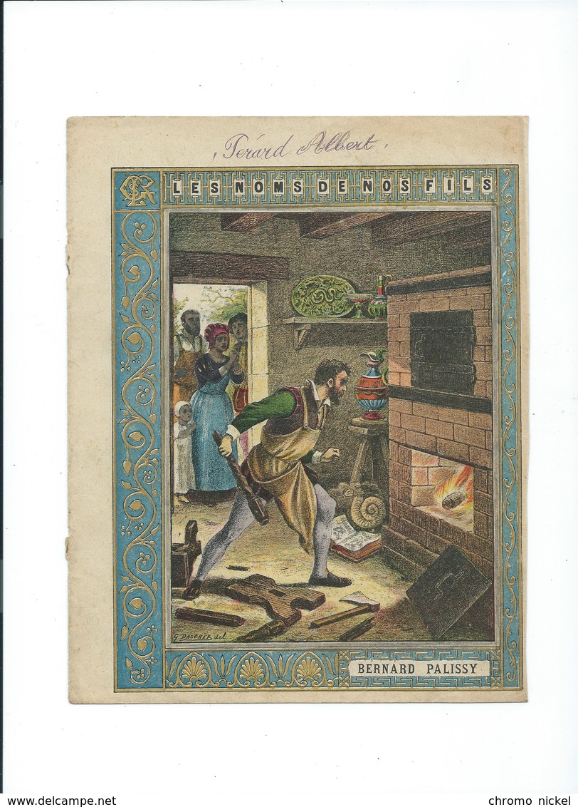 BERNARD Palissy Les Noms De Nos Fils Bien Protège-cahier Couverture   225 X 170  3 Scans  Châtelles - Book Covers