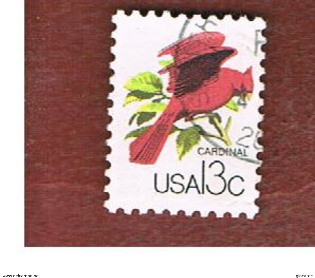 STATI UNITI (U.S.A.) - MI 1343  -  1978  CAPEX '78: BIRDS (CARDINALIS CARDINALIS) - USED - Usati