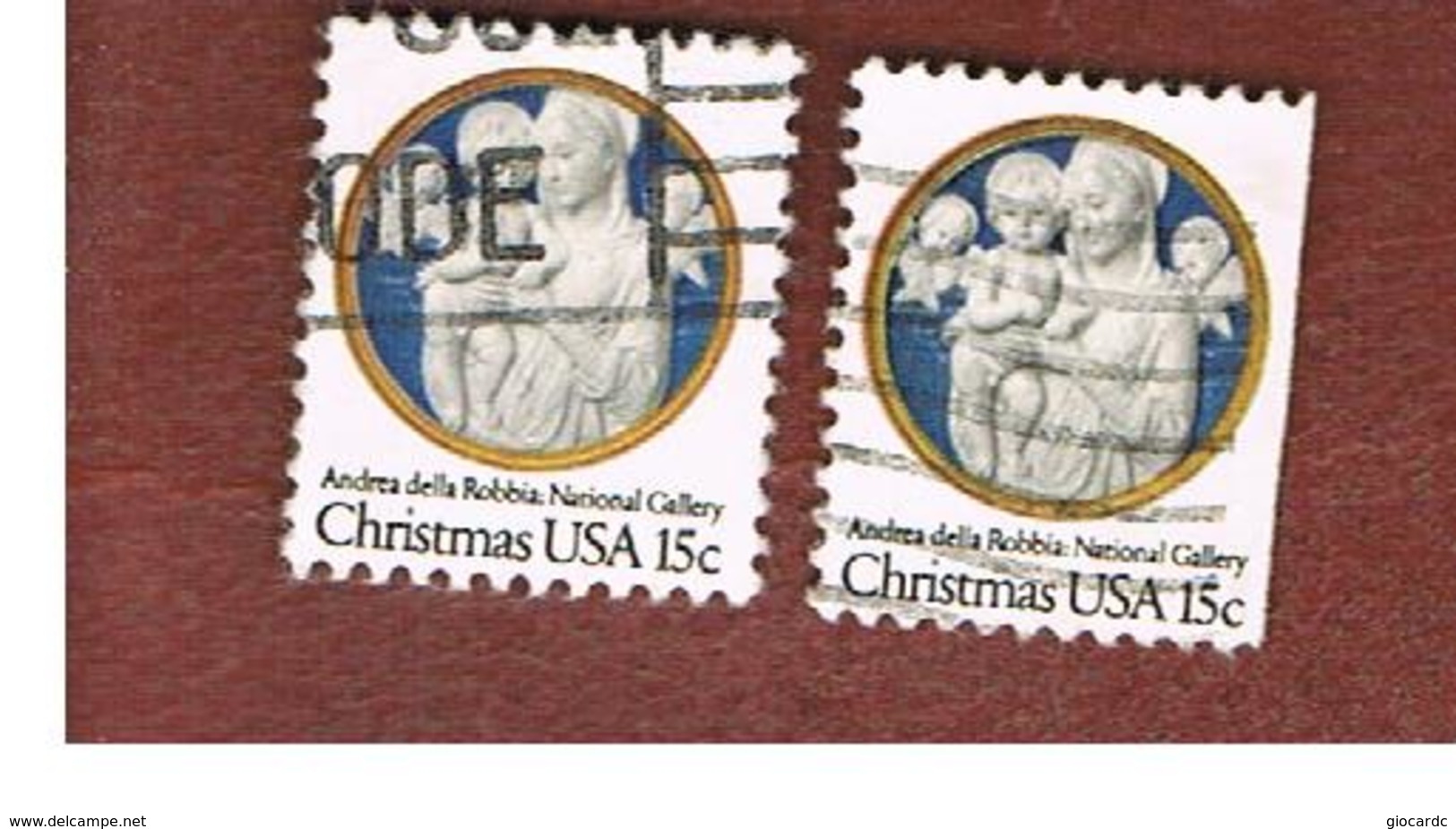 STATI UNITI (U.S.A.) - SG 1741  -  1978   CHRISTMAS (2 DIFFERENT PERFORATIONS)            -  USED - Usati