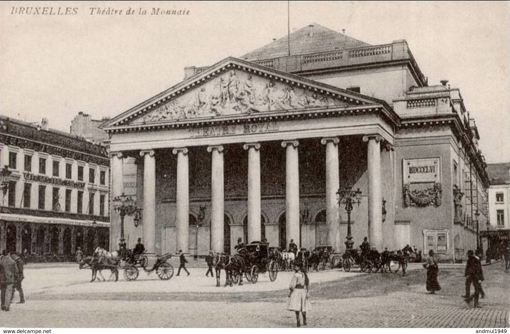 BRUXELLES - Théâtre De La Monnaie - Monuments, édifices