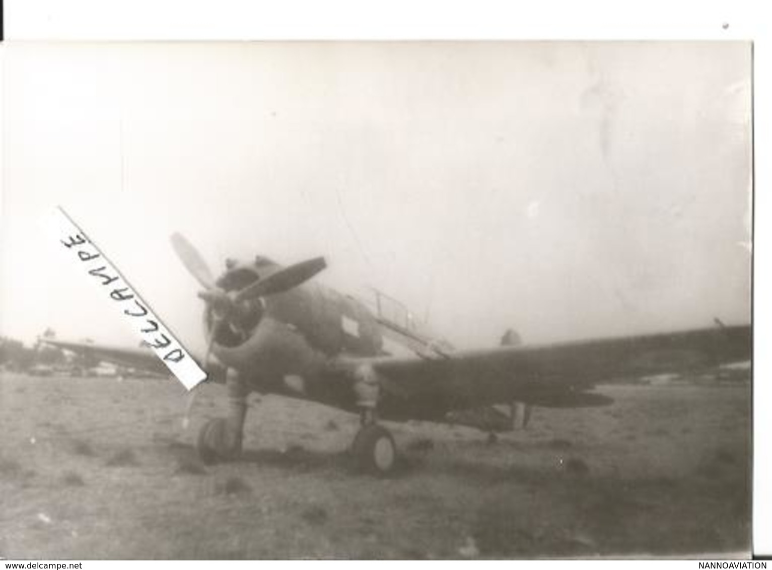 PHOTO AVION CURTISS H75 A IDENTIFIER  12X8CM3 - 1939-1945: 2. Weltkrieg