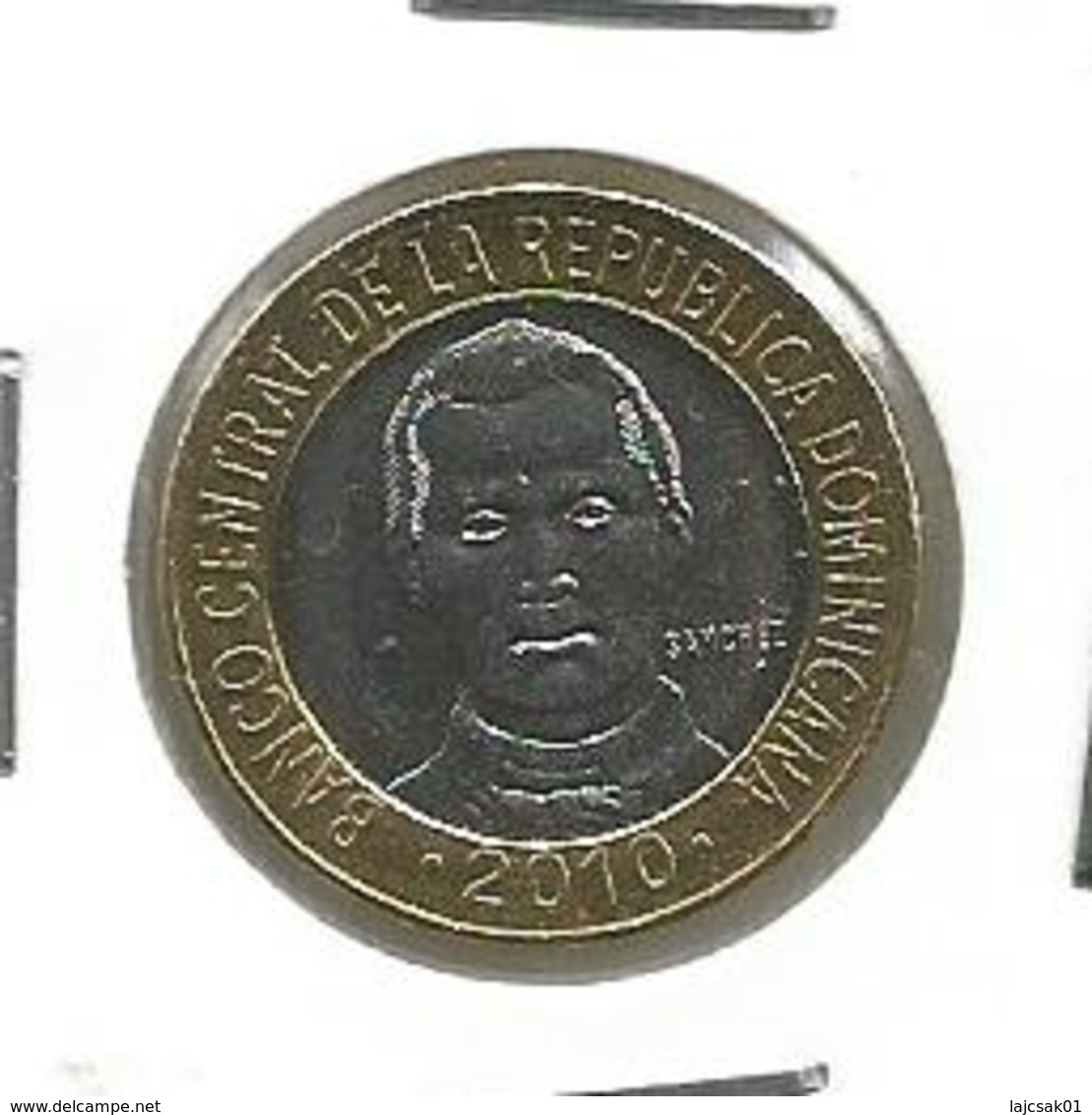 C5  Dominicana 5 Pesos 2010. - Dominicaine