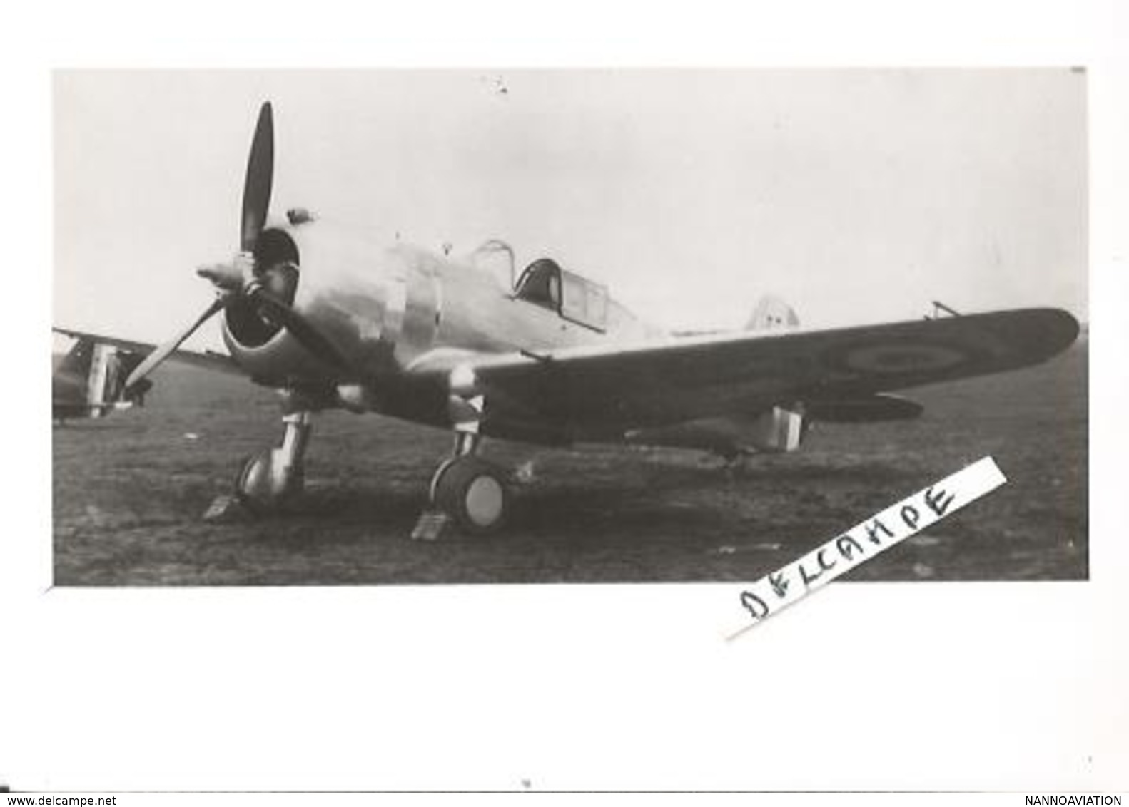 PHOTO AVION CURTISS H75A -1    12X8CM - 1939-1945: 2nd War