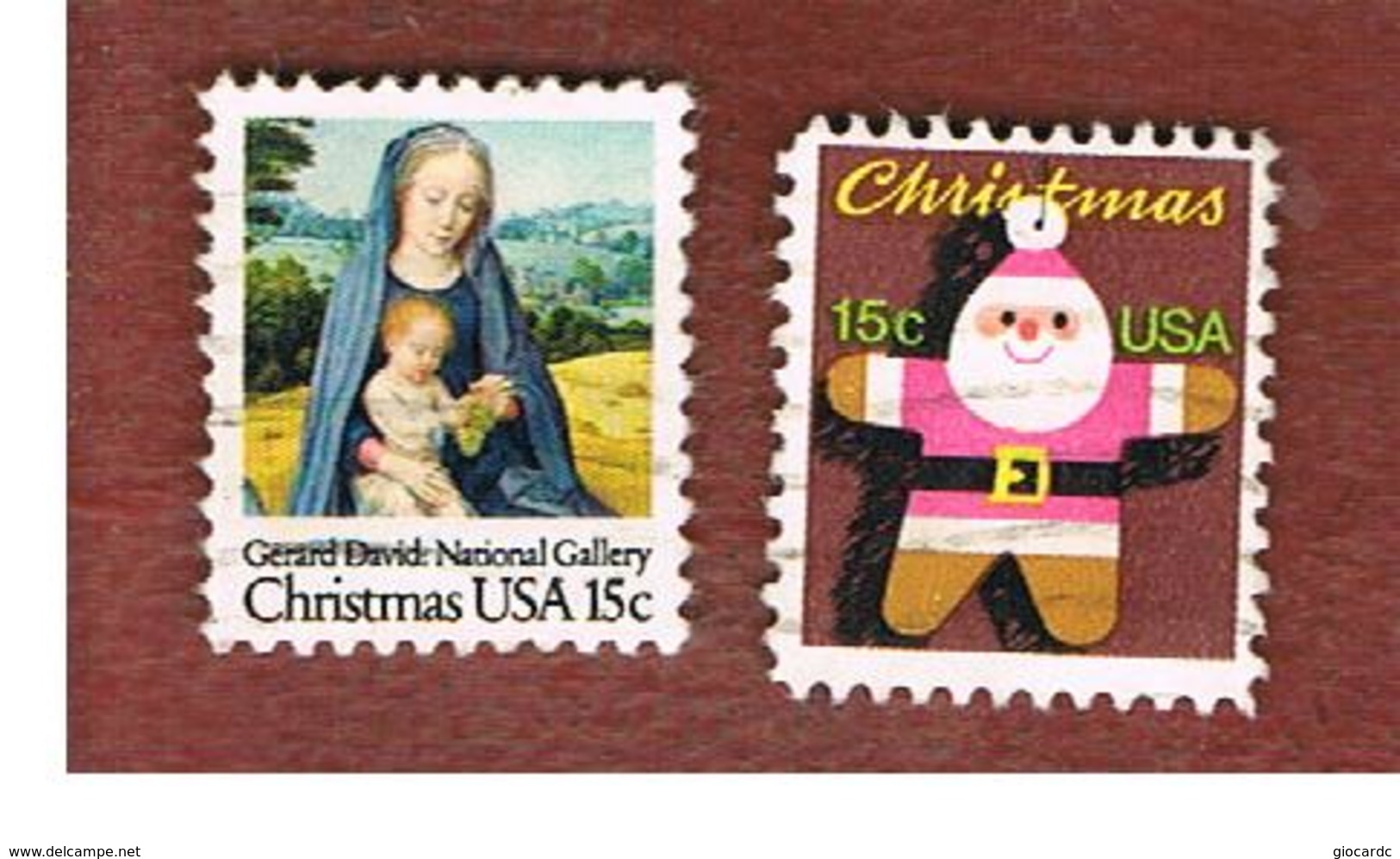 STATI UNITI (U.S.A.) - SG 1771.1772  -  1979   CHRISTMAS (COMPLET SET OF 2)            -  USED - Usati