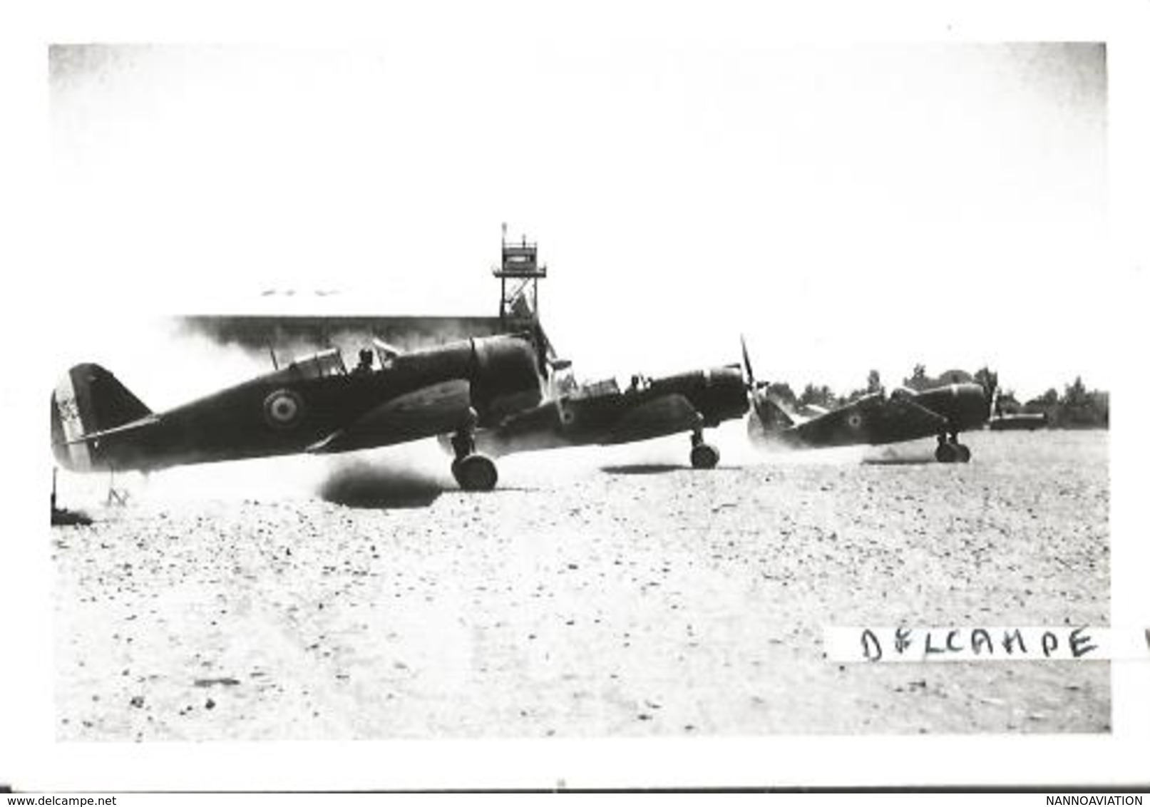 PHOTO AVION CURTISS H75 PRET AU DECOLLAGE POUR MISSION   ARCHIVE ECPA  12X8CM - 1939-1945: 2a Guerra