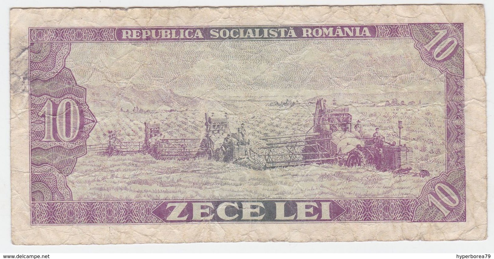 Romania P 94 - 10 Lei 1966 - Fine - Rumania