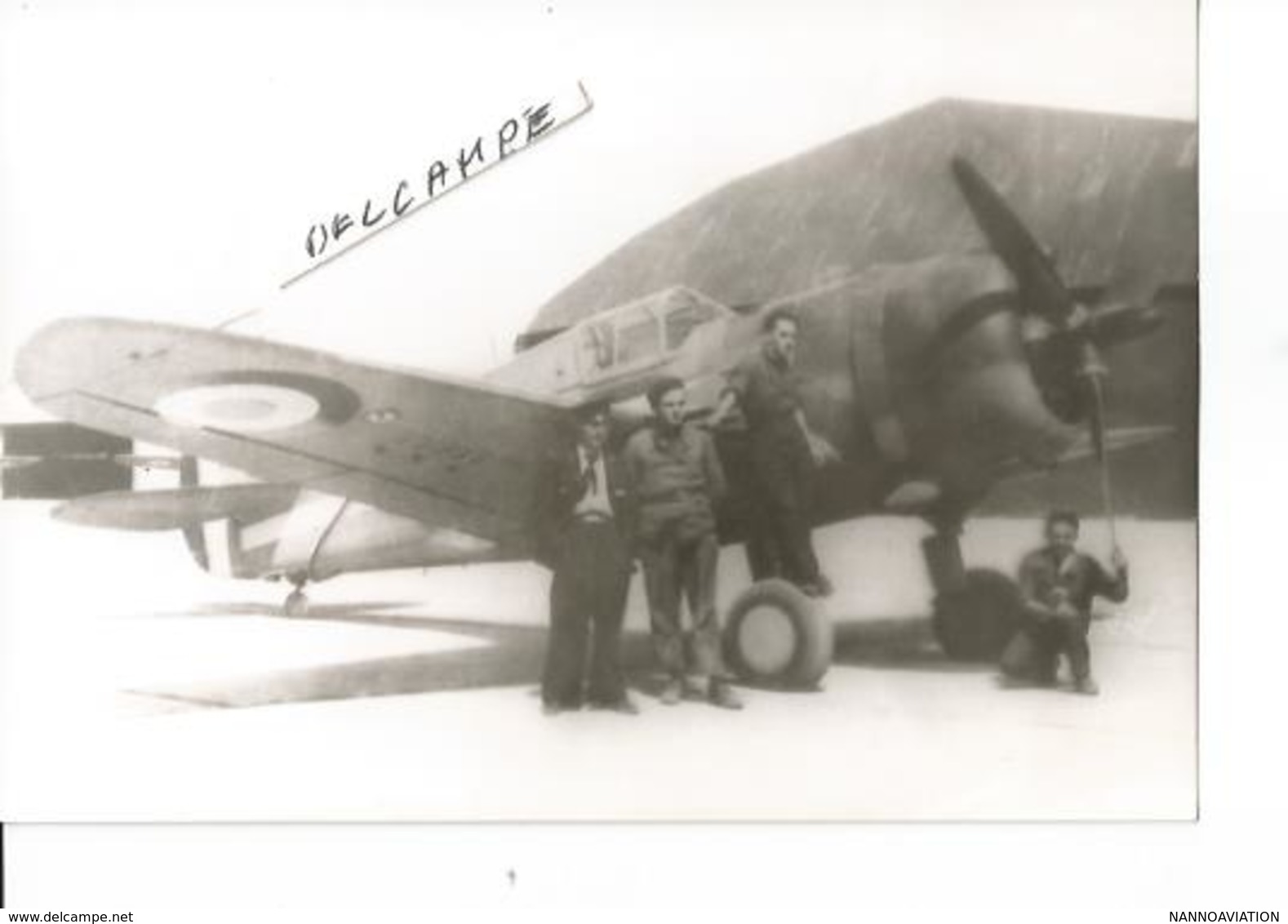 PHOTO AVION CURTISS H75 ARMéE DE L AIR    12X8CM - 1939-1945: 2ème Guerre