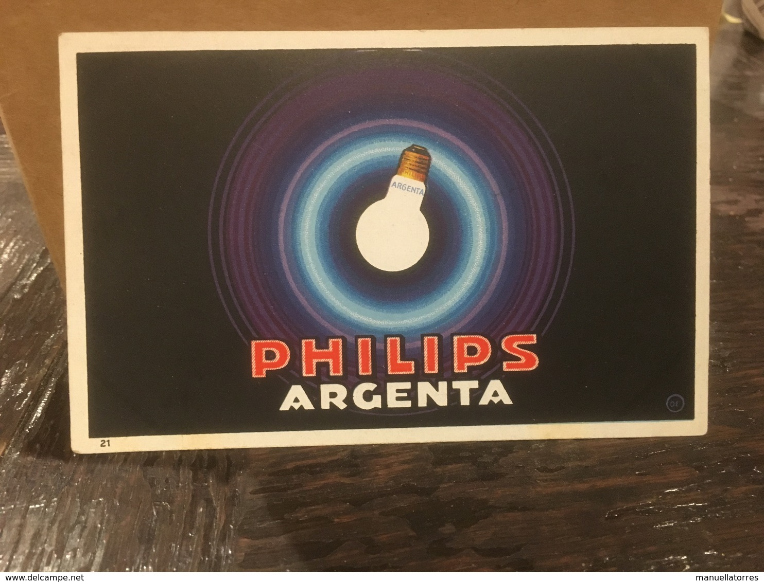 Ancienne Carte Postale - Publicité - Philips - Publicité