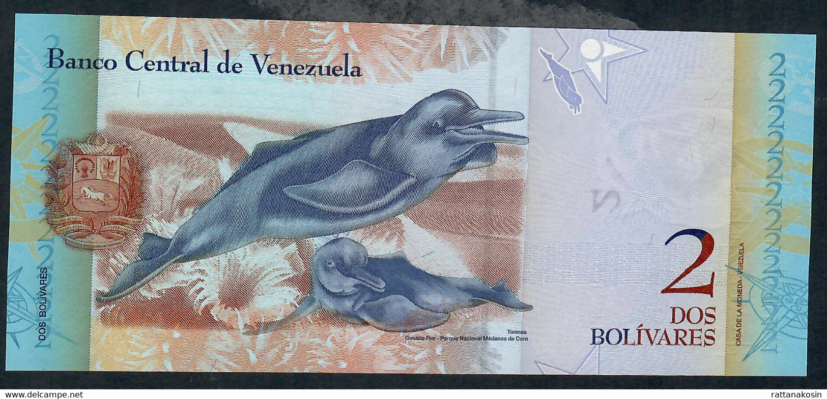 VENEZUELA P88f 2 BOLIVARES 29.10.2013  #U       UNC. - Venezuela