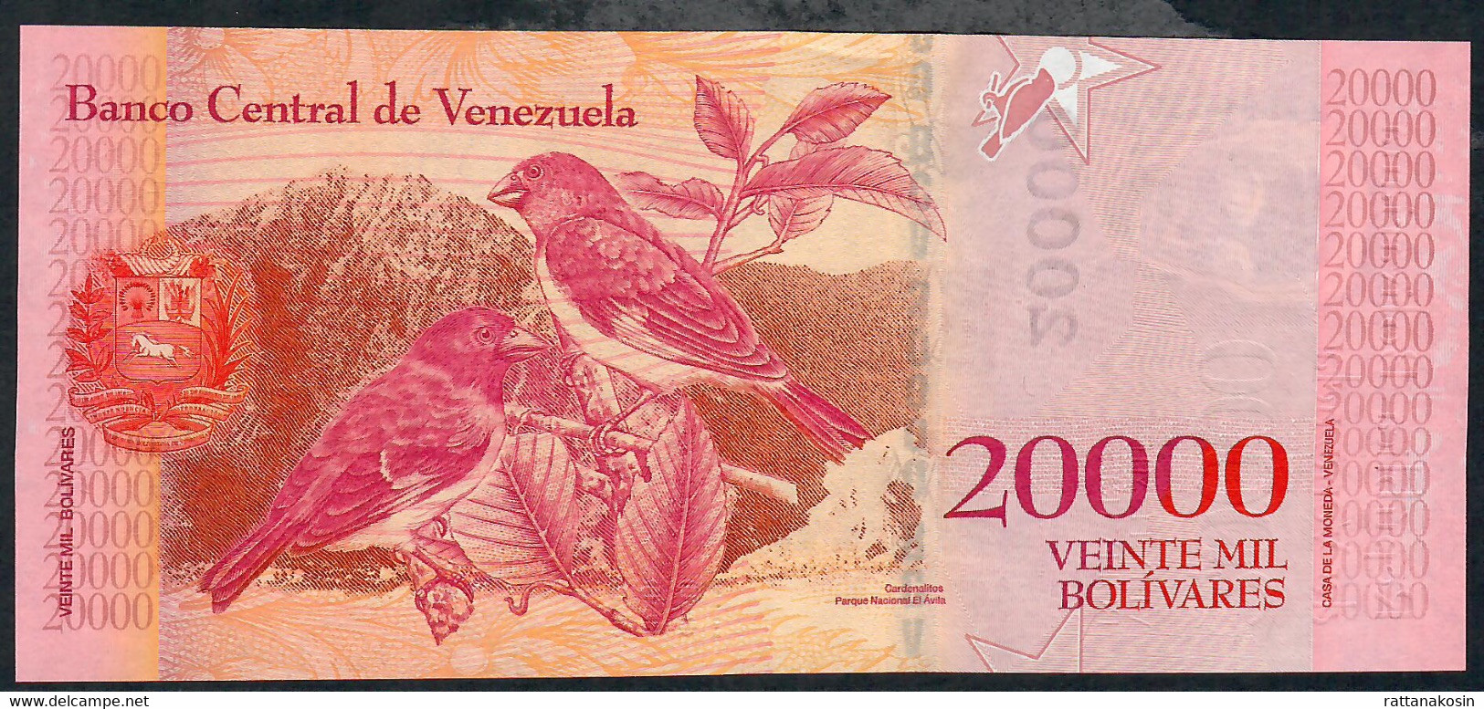 VENEZUELA P99a 20.000 BOLIVARES  18.8.2016 #A          UNC. - Venezuela