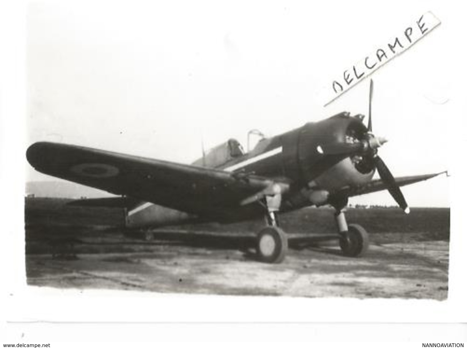 PHOTO AVION CURTISS H75  DU GC 1/5 PETITS POUCET  A MEKNES EN 1941  12X8CM - 1939-1945: 2a Guerra