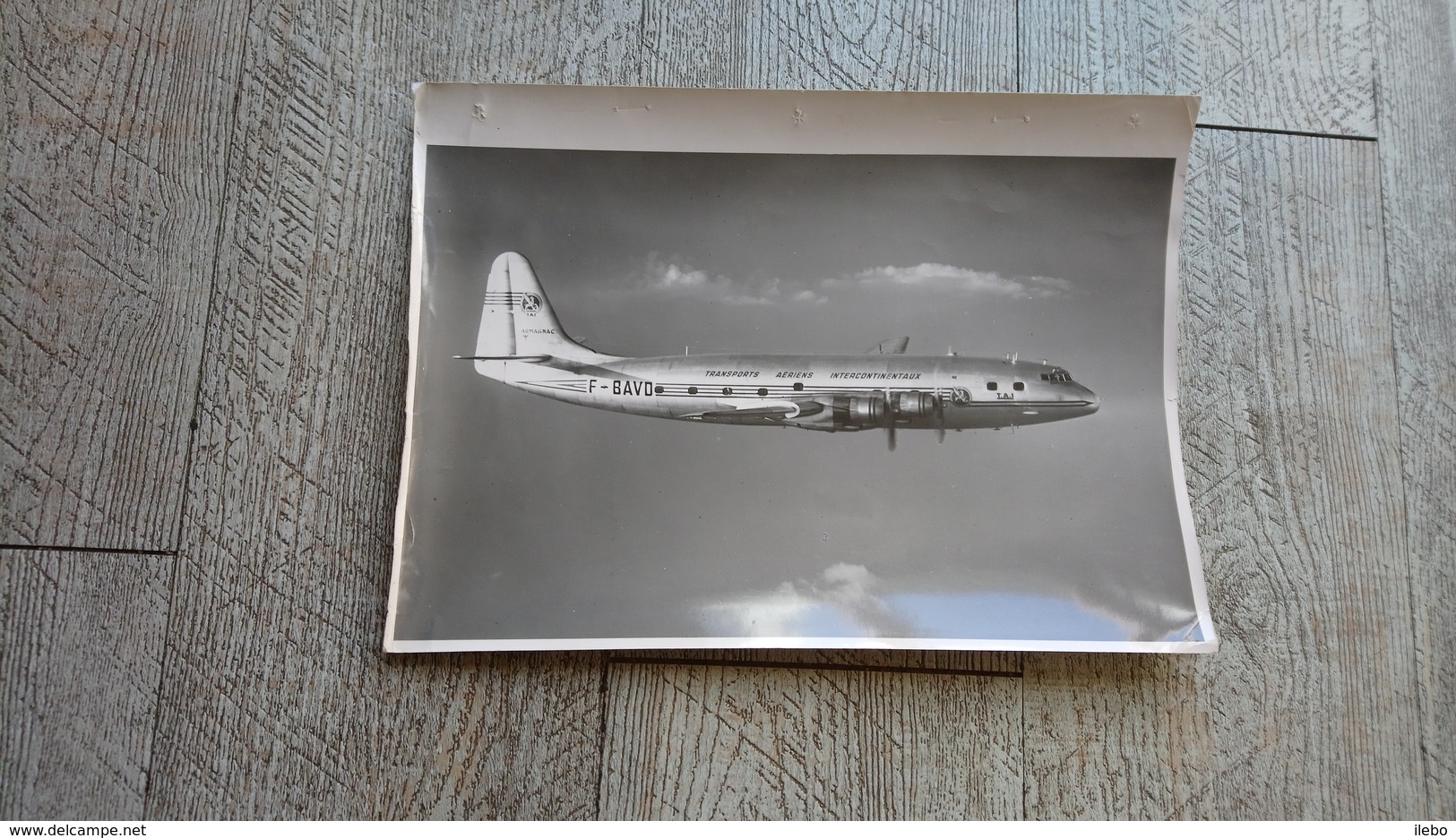 Avion Armagnac En Vol Transport 29 Avril 1952 Aviation - Aviation