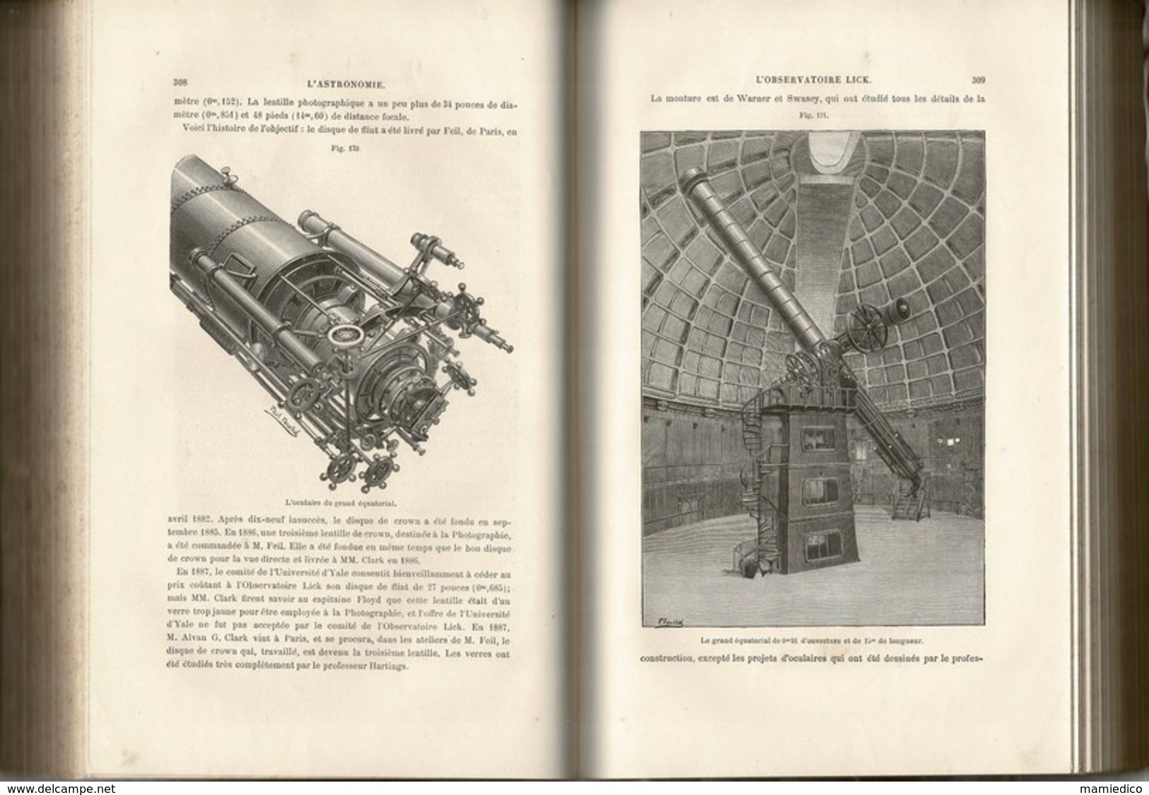 1889 FLAMMARION L'ASTRONOMIE POPULAIRE 448 Pages 157 Figures+12 Revues Mensuelles De 12 P Dans Le Livre - Astronomie