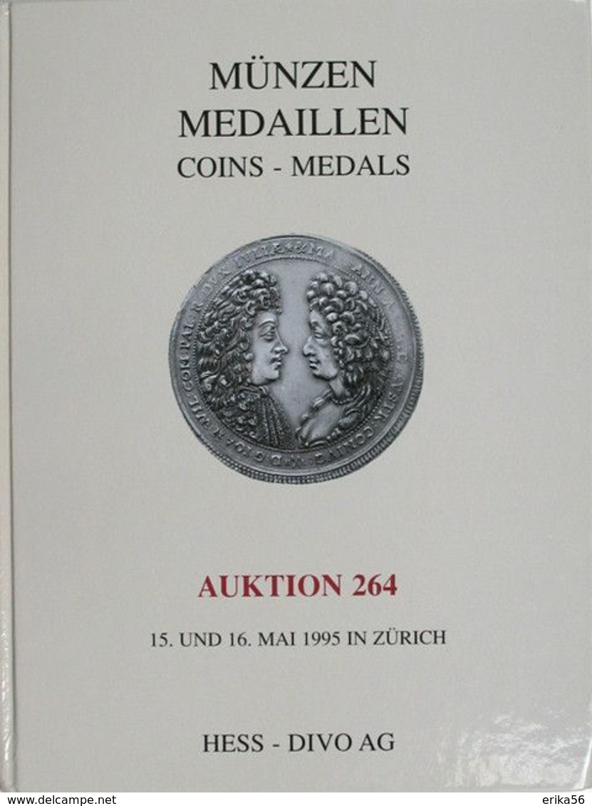 MUNZEN - MEDAILLEN AUKTION 264 - MAI 1995 ZURICH - Duits