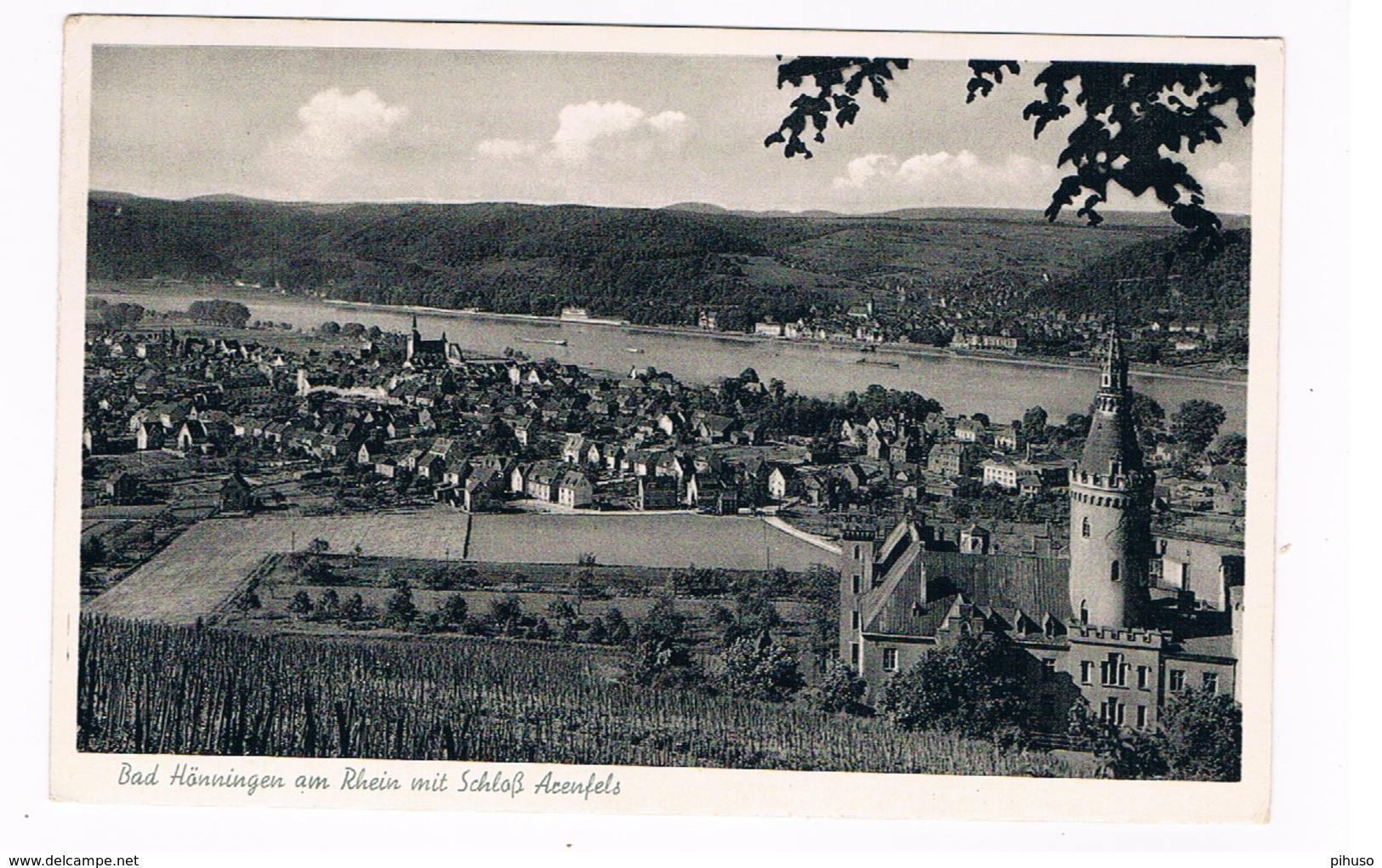 D-9266  BAD HÖNNINGEN : Mit Schloss Arenfels - Bad Hönningen