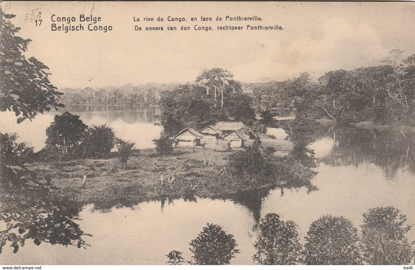 Congo Belge Entier Postal Illustré 1915 - Entiers Postaux