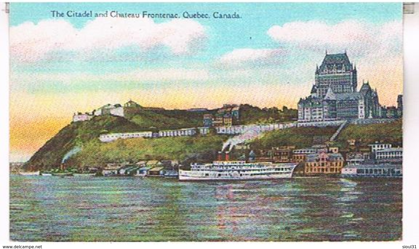 THE  CITADEL  AND  CHATEAU FRONTENAC QUEBEC  CANADA   TBE  US252 - Québec - La Citadelle