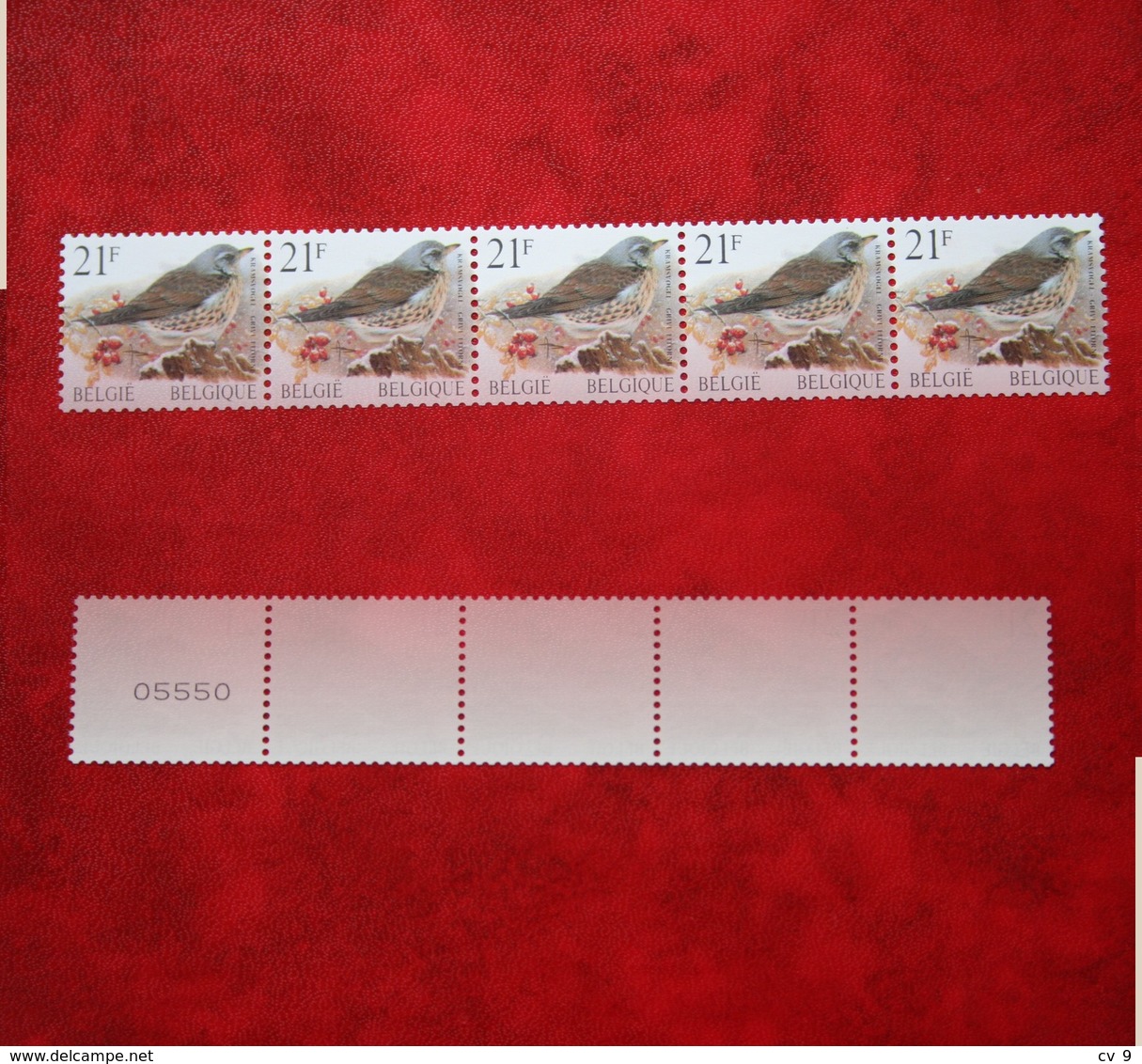 21 Fr Rolzegels Bird Vogel Oiseau Pajaro Buzin OBC 2792  Mi 2844 1998 POSTFRIS MNH ** BELGIE BELGIEN / BELGIUM - Ungebraucht