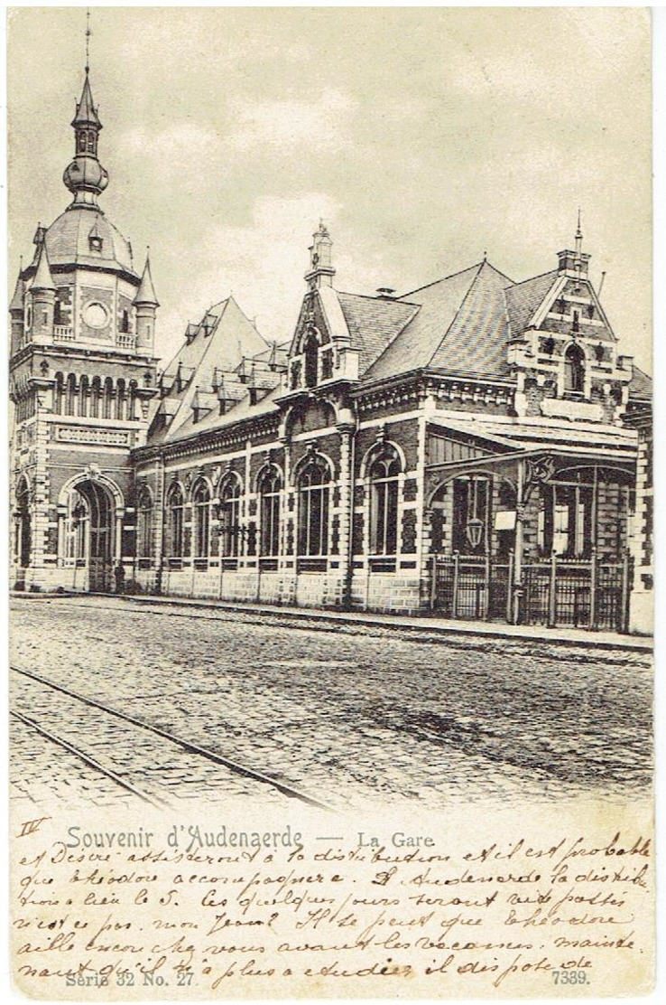 Souvenir D' AUDENAERDE - La Gare - - Oudenaarde