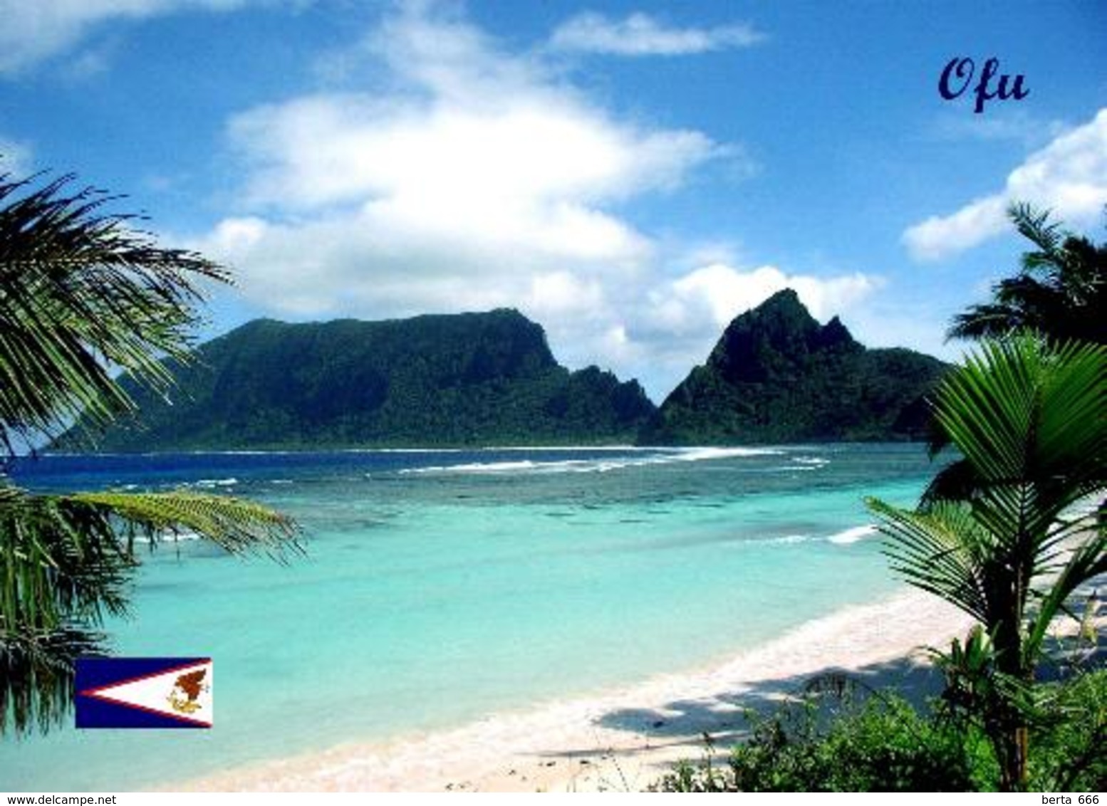 American Samoa Ofu Island Beach New Postcard Amerikanisch-Samoa AK - Samoa Americana