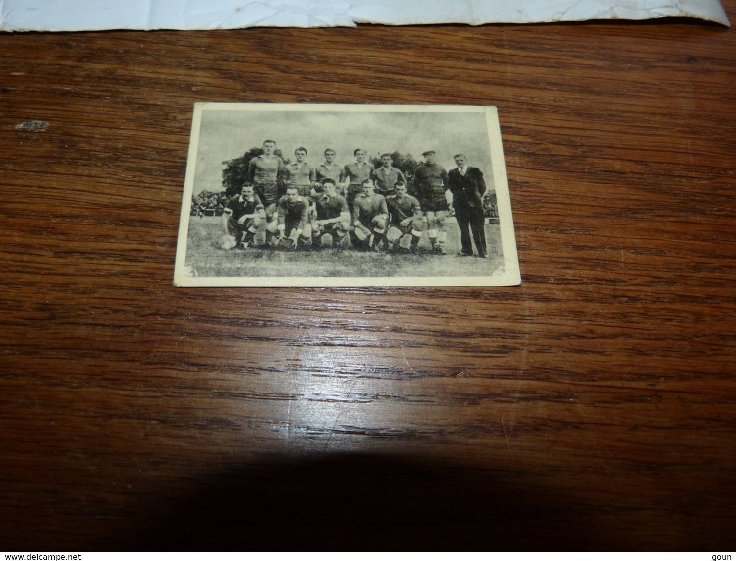 BC6-2-60 Rare Chromo / Photo 7x4,5cm Sport Années 30 Football  Promotion C Sc Hallois Hal Halle - Autres & Non Classés