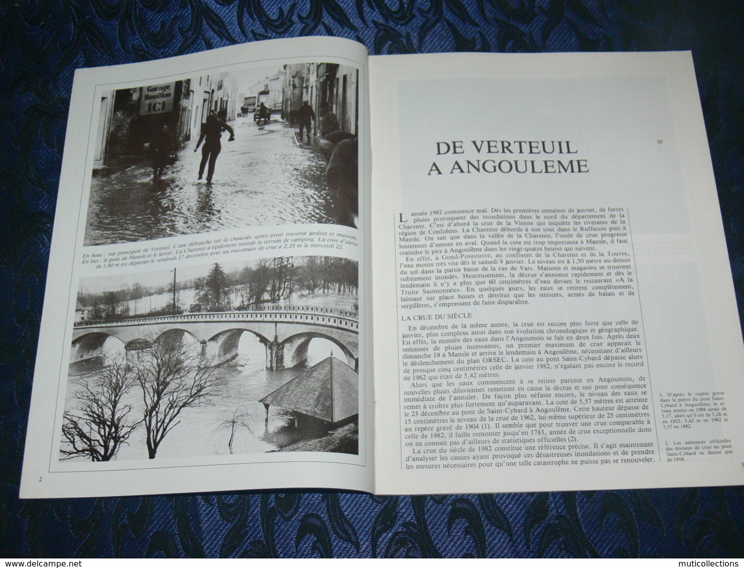 NOS DEUX CHARENTES EN CPA N° 22 /  INONDATIONS  1982/ SAINTES / ROCHEFORT / ROYAN / OLERON / SAUJON - Poitou-Charentes