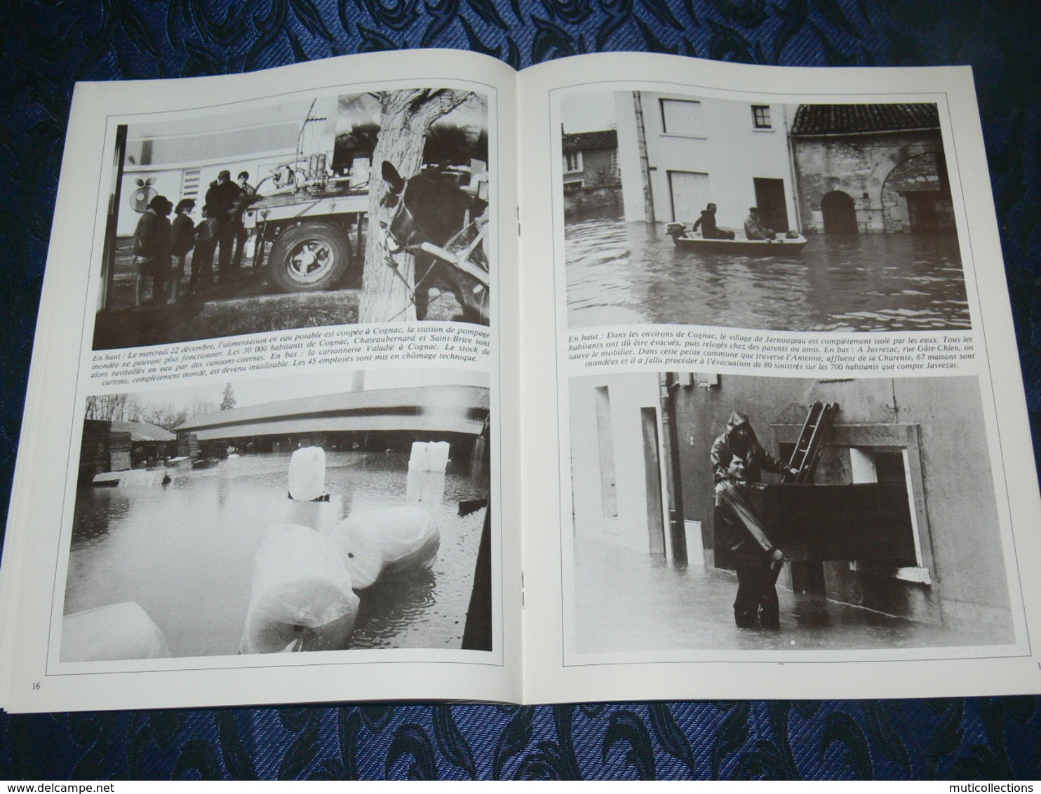 NOS DEUX CHARENTES EN CPA N° 22 /  INONDATIONS  1982/ SAINTES / ROCHEFORT / ROYAN / OLERON / SAUJON