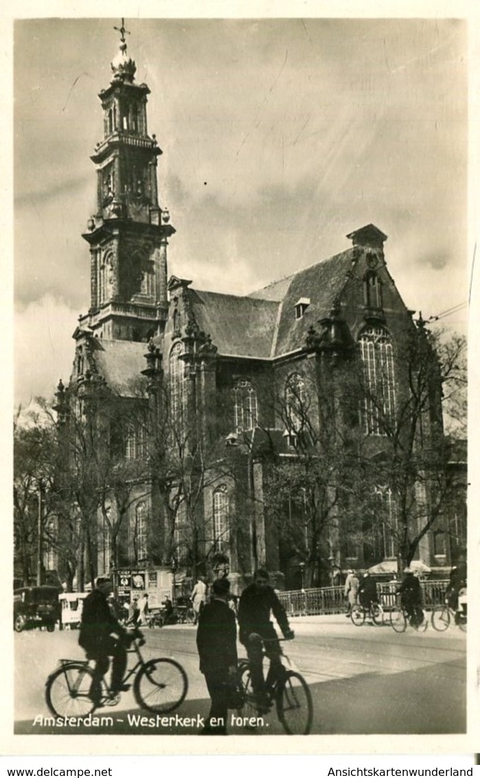 007228  Amsterdam - Westerkerk En Toren  1940 - Amsterdam