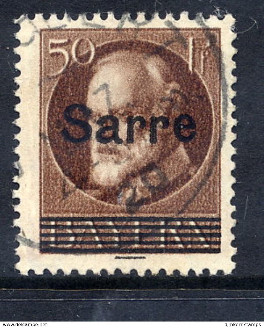 SAAR 1920 Overprint On Bavaria 50 C. Used.  Michel 25 - Gebruikt