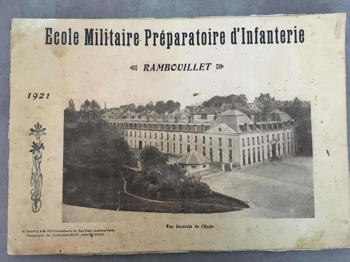 LIVRET ECOLE MILITAIRE PREPARATOIRE D'INFANTERIE RAMBOUILLET - Francia