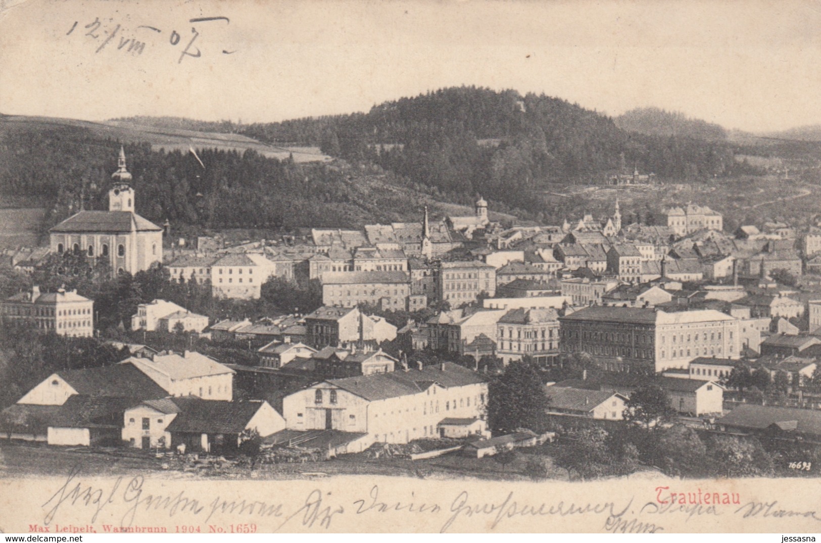 AK - Tschechien - TRAUTENAU (Trutnov) - Gesamtansicht 1907 - Tschechische Republik