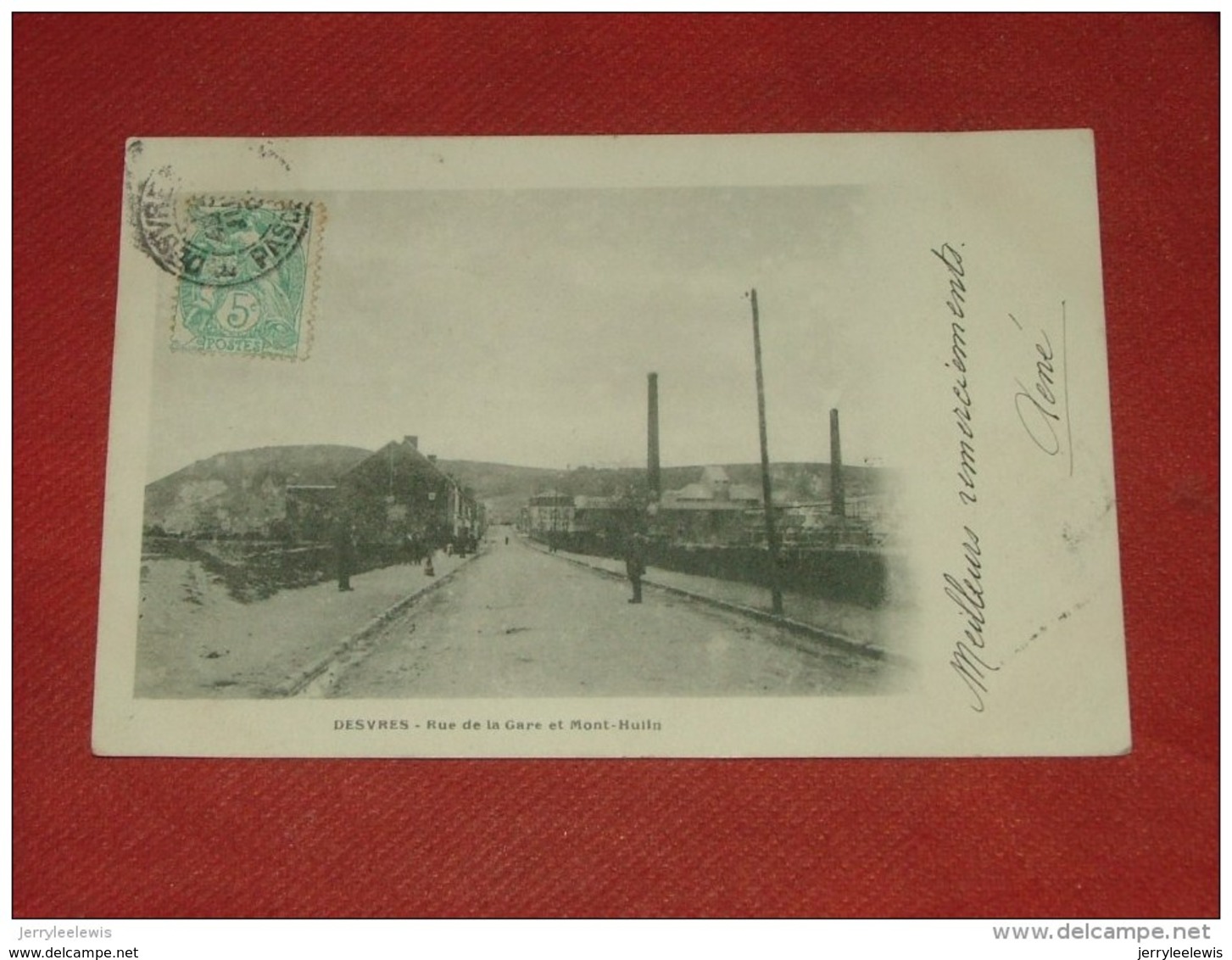DESVRES  -  Rue De La Gare Et Mont Hulin  -  1905 - Desvres