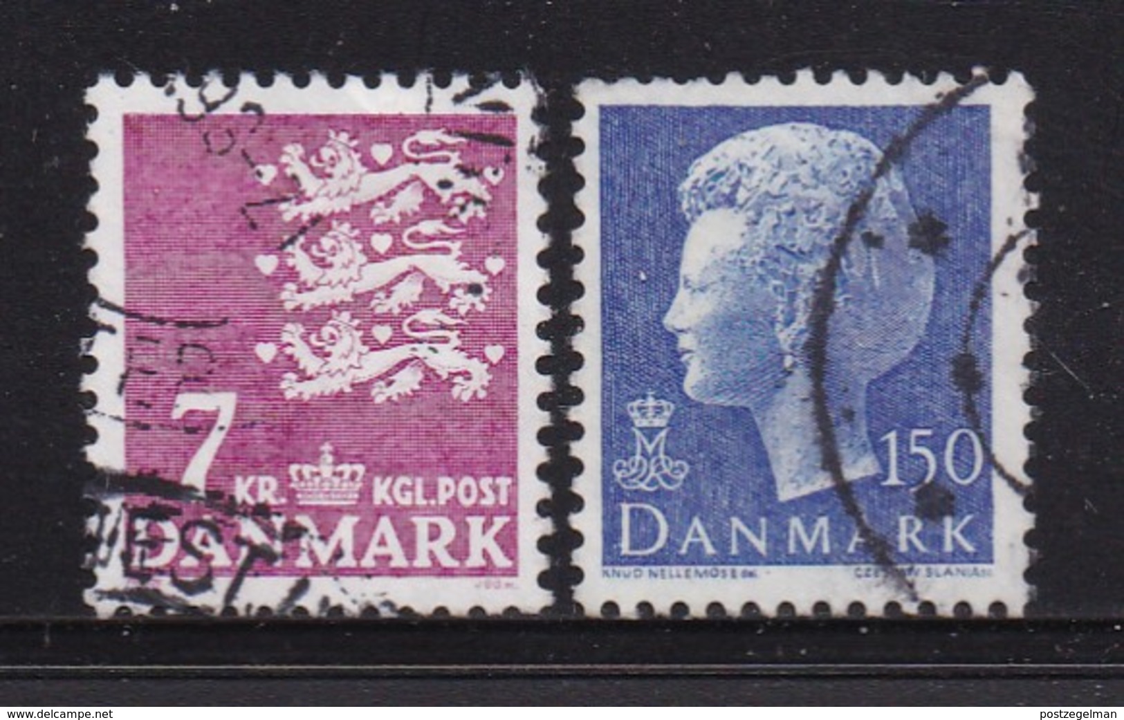 DENMARK, 1978, Used Stamp(s), Definitives,  MI 656-659, #10140, 2 Values - Gebruikt