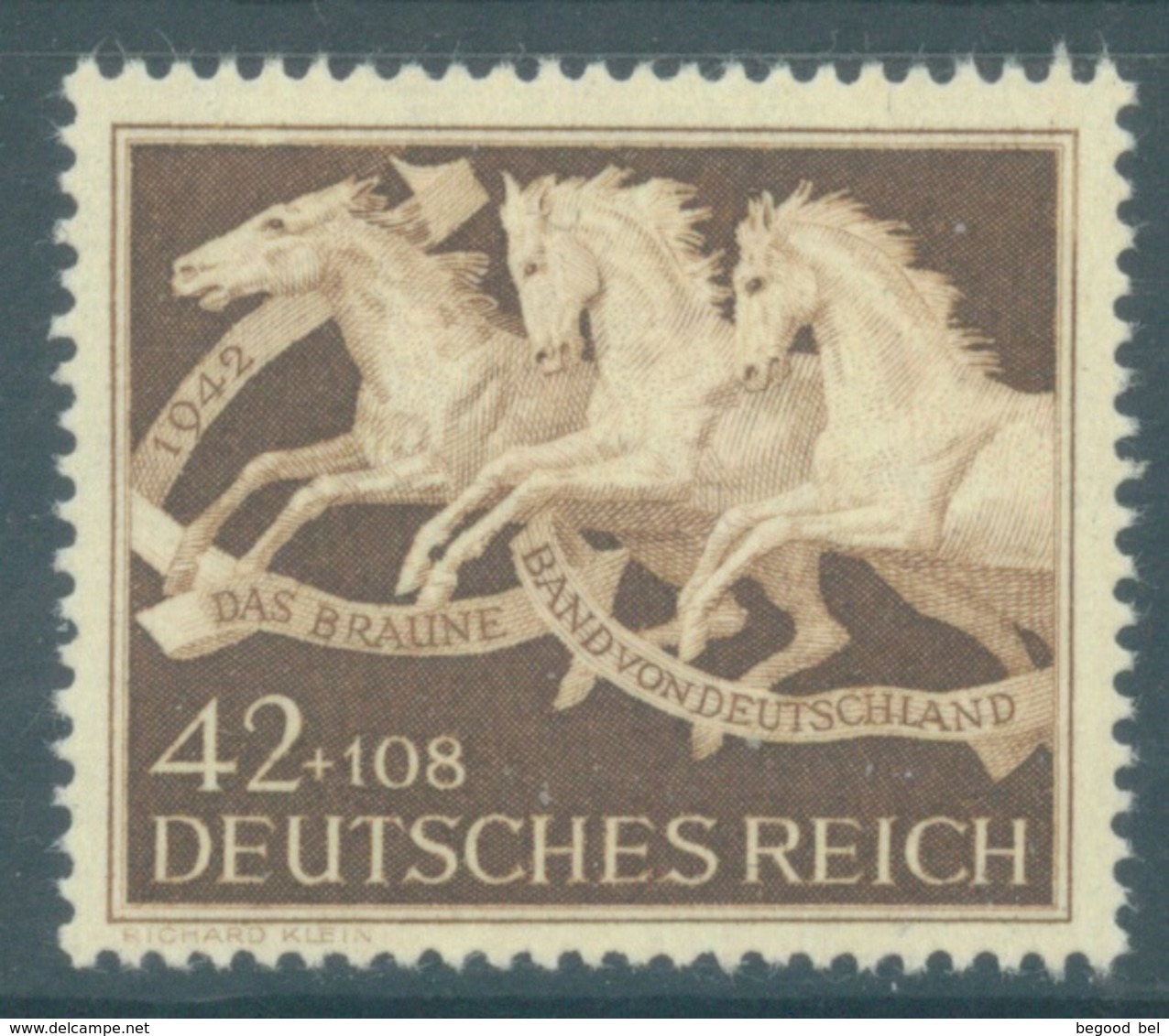 REICH - 1942 - MNH/*** LUXE -  Yv 739 Mi 815 - Lot 19213 - Unused Stamps