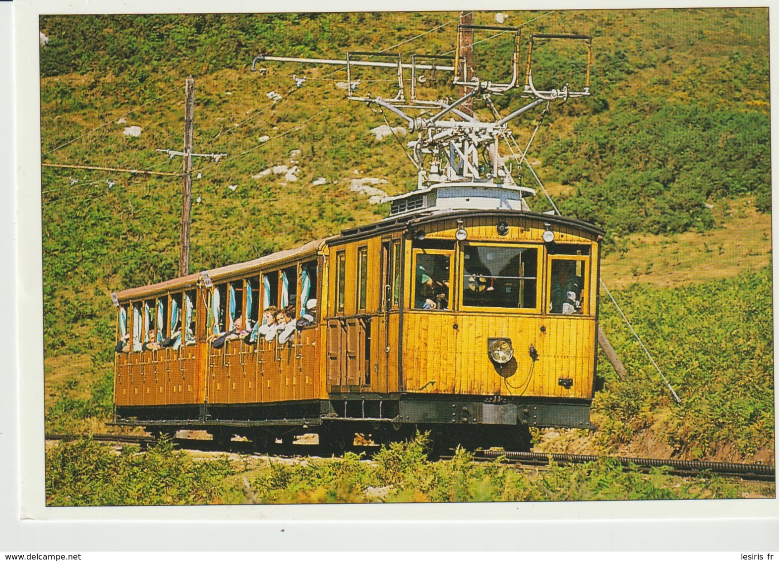 C.P. - PHOTO - LE PETIT TRAIN DE LA RHUNE - LAVIELLE - - Eisenbahnen