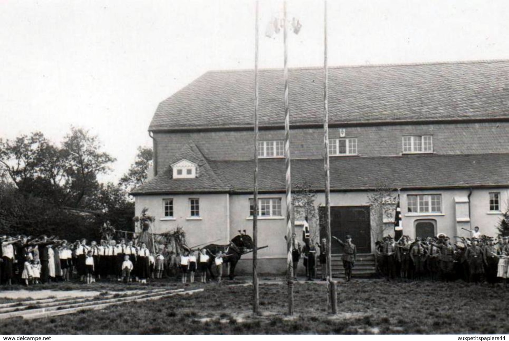 Photo Originale Guerre 1939-45 Jeunes Filles Du III Reich & Bund Deutscher Mädel (BDM) Nazisme & Endoctrinement - Guerre, Militaire