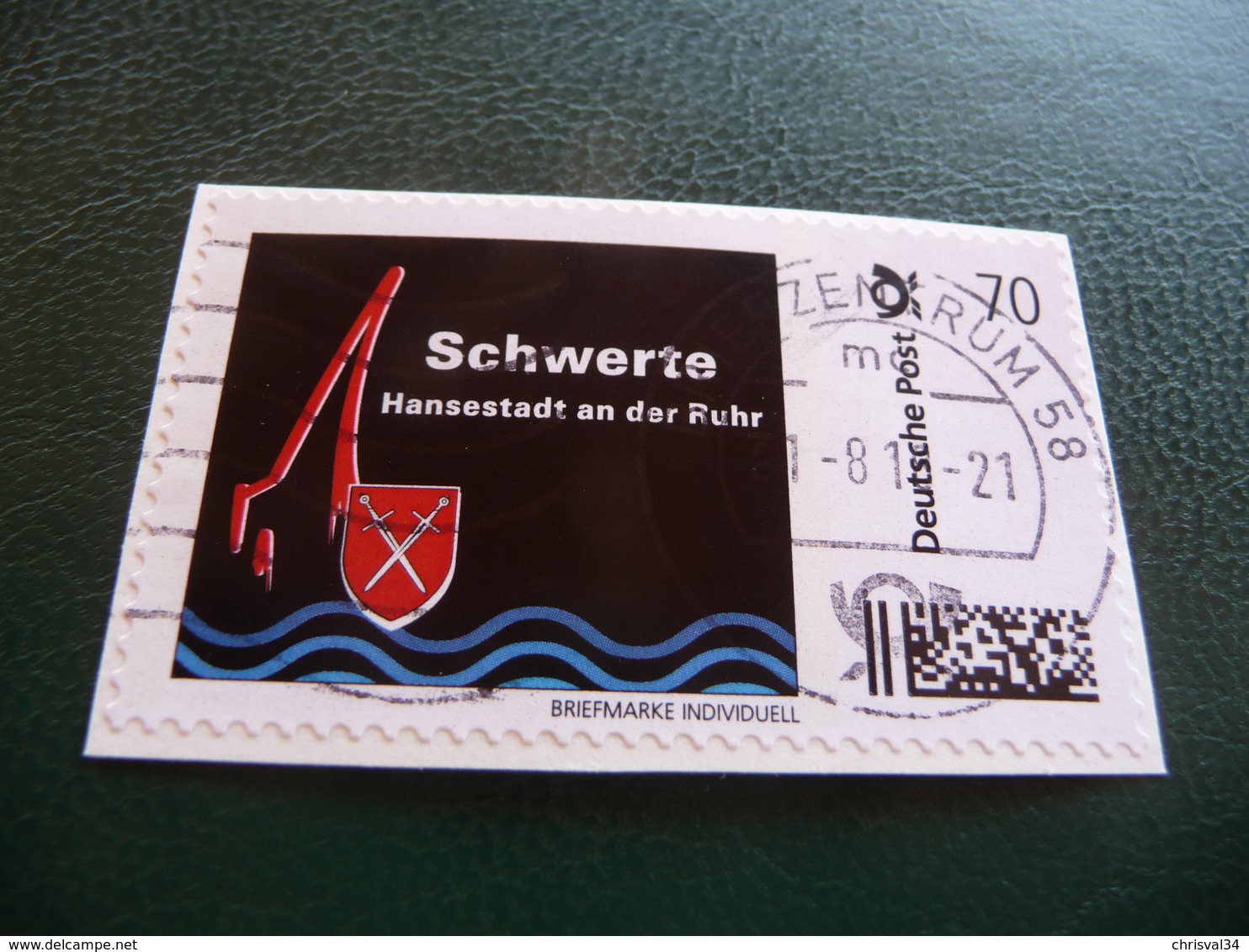 BRIEFMARKE  INDIVIDUEL  /  SCHWERTE  /  WERT  70 - Privatpost