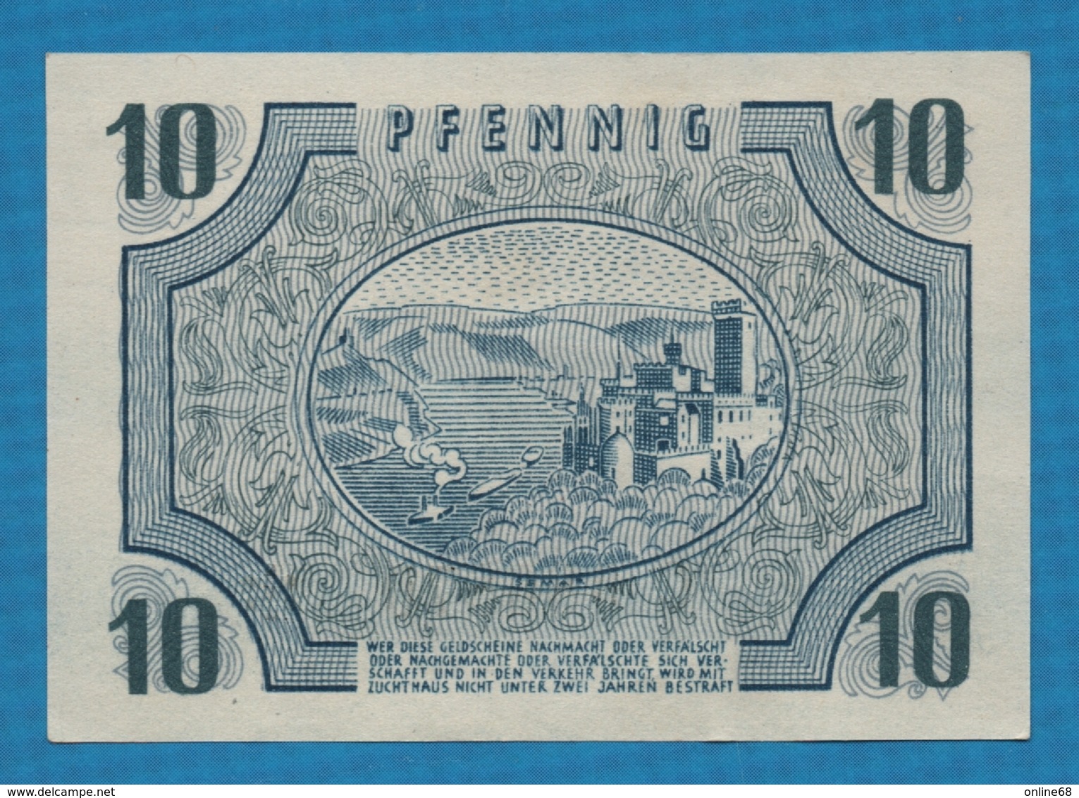 DEUTSCHLAND RHEINLAND-PFALZ 	  	 10 Pfennig	15.10.1947	Serie C 086870 P# S1005 - Sonstige & Ohne Zuordnung