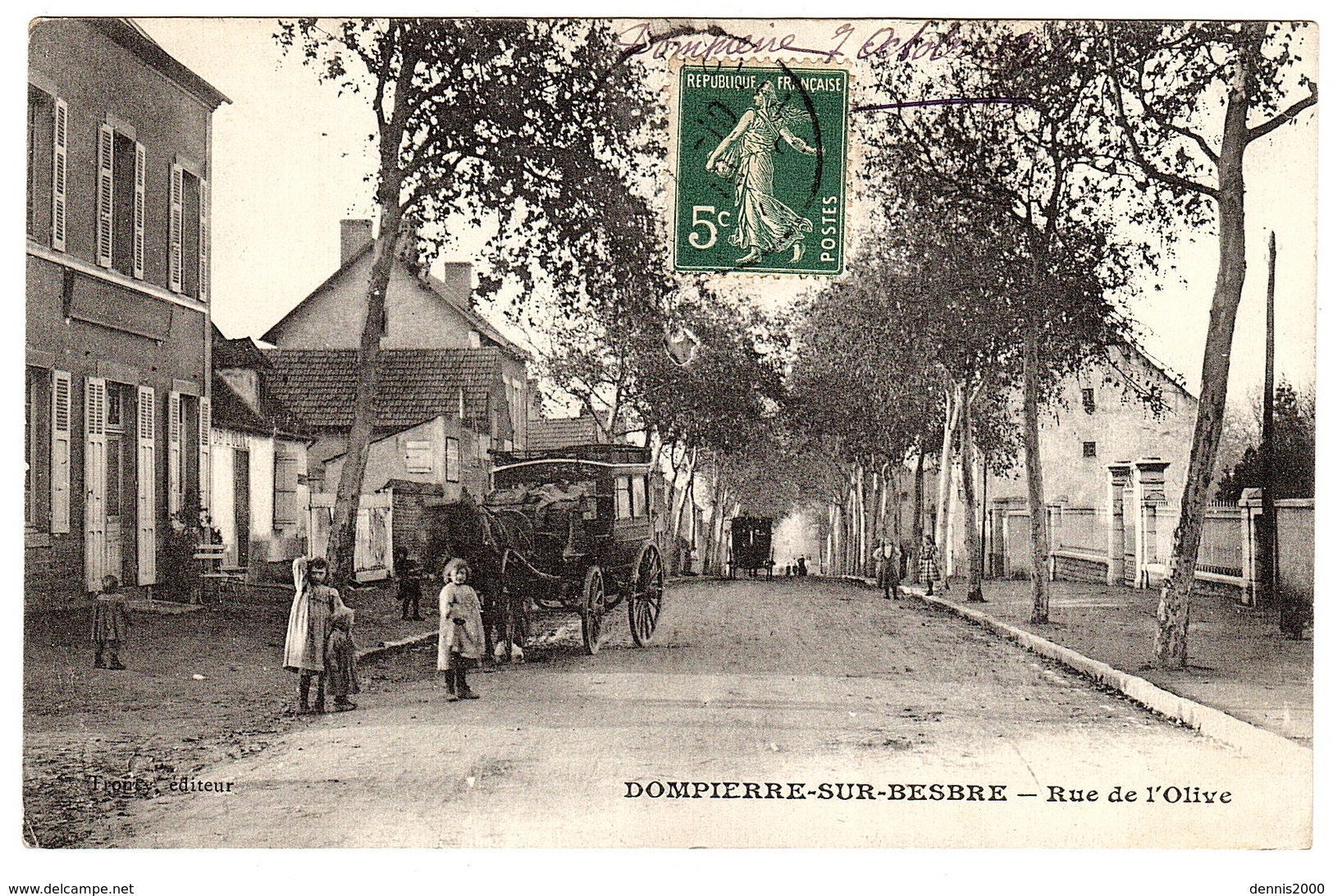 DOMPIERRE SUR BESBRE (03) - Rue De L'Olive - Ed. Troncy - Altri & Non Classificati