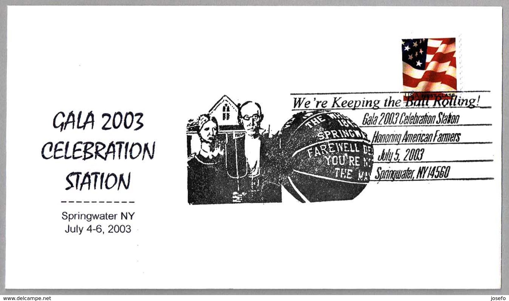 GALA 2003 CELEBRATION - We're Keeping The Ball Rolling - Baloncesto - Basketball. Springwater NY 2003 - Baloncesto